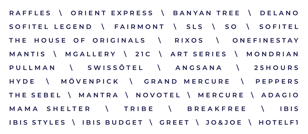 List of Accor Brands