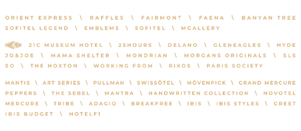 List of Accor Brands